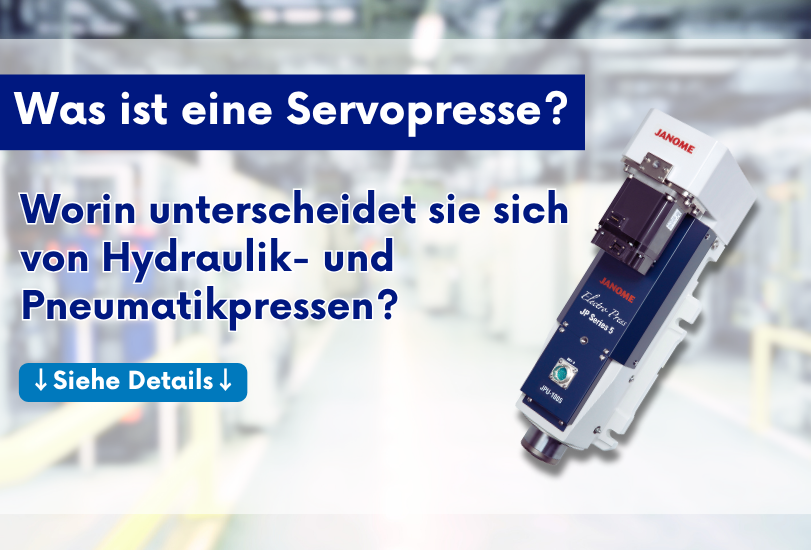 Was ist eine Servopresse? Und worin unterscheidet sie sich von Hydraulik- und Pneumatikpressen?